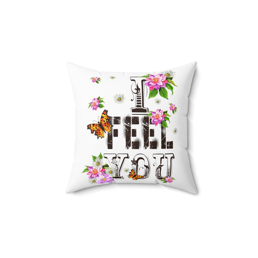 Feel You Spun Polyester Square Pillow