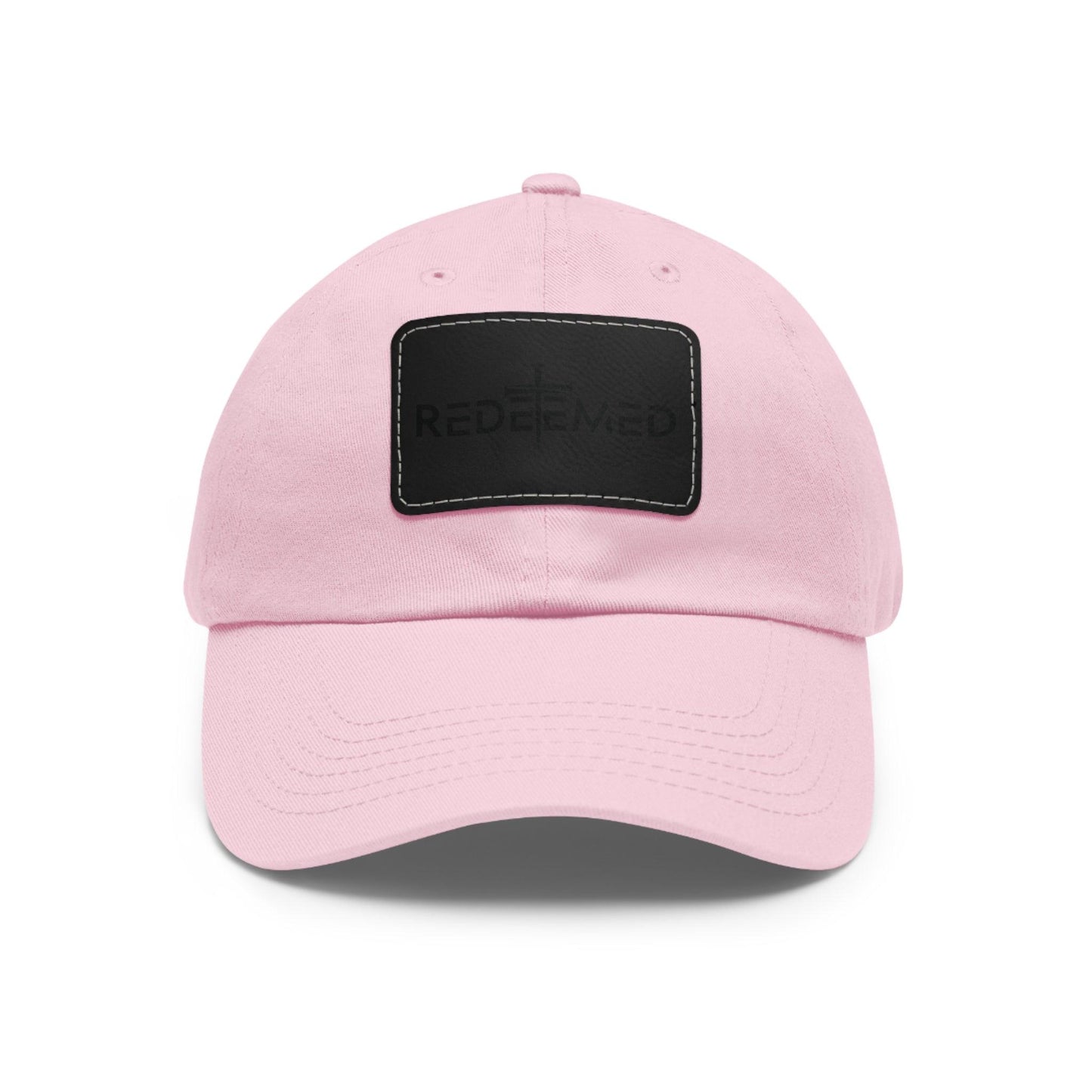 Dad Hat with Leather Patch (Rectangle)