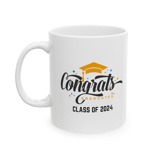 Personalized Graduation Mug of 2024, 11oz Mug,  Add your Image.