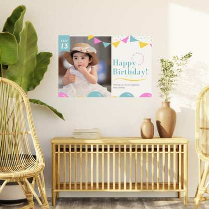 Baby Birthday Personalized Foam Board decore 