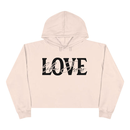 Love like a Jesus, Crop Hoodie