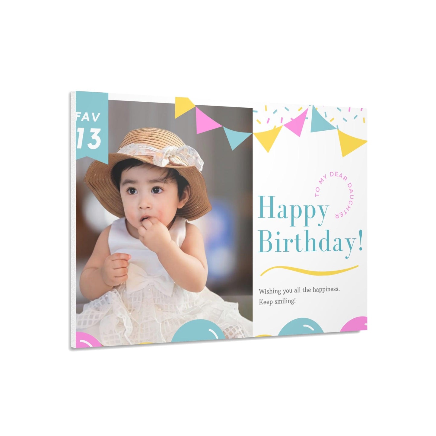 Baby Birthday personalized  Foam Board.