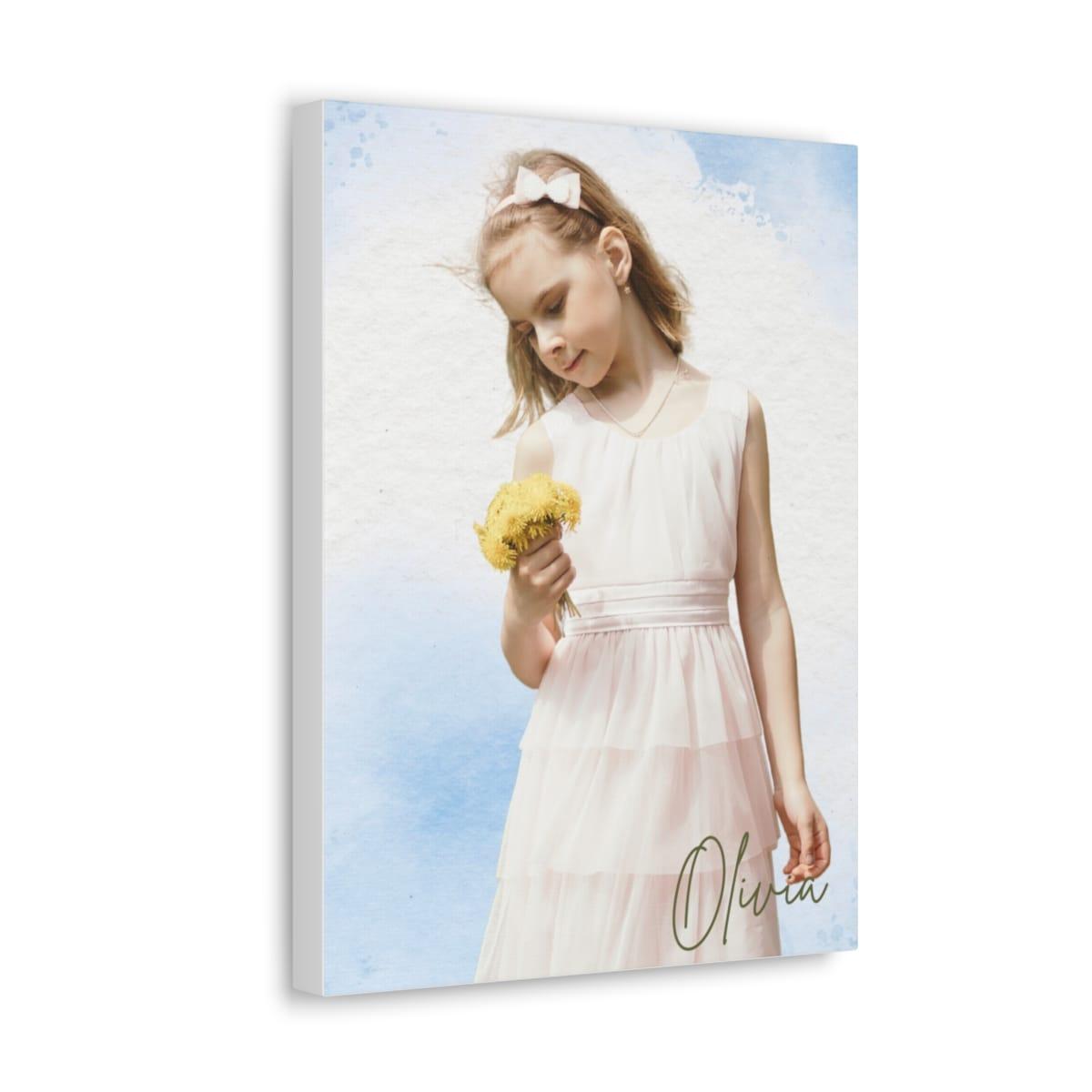 Personalized photo portrait canvas