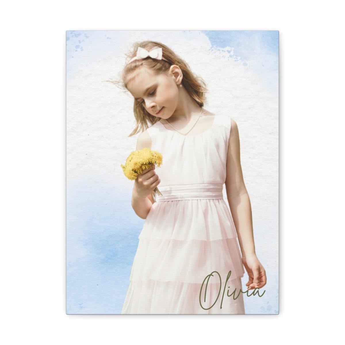 Personalized photo portrait canvas