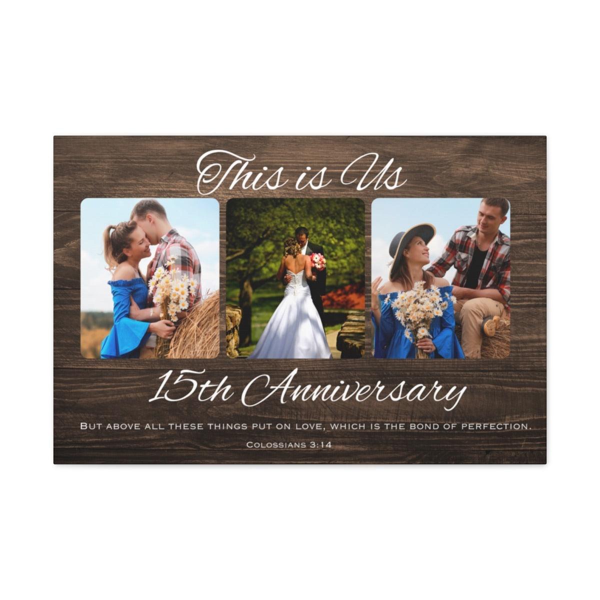 This is Us Anniversary 3 photo Canvas print