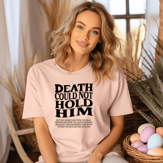 Death could not Hold Him,Unisex Jersey Short Sleeve Tee