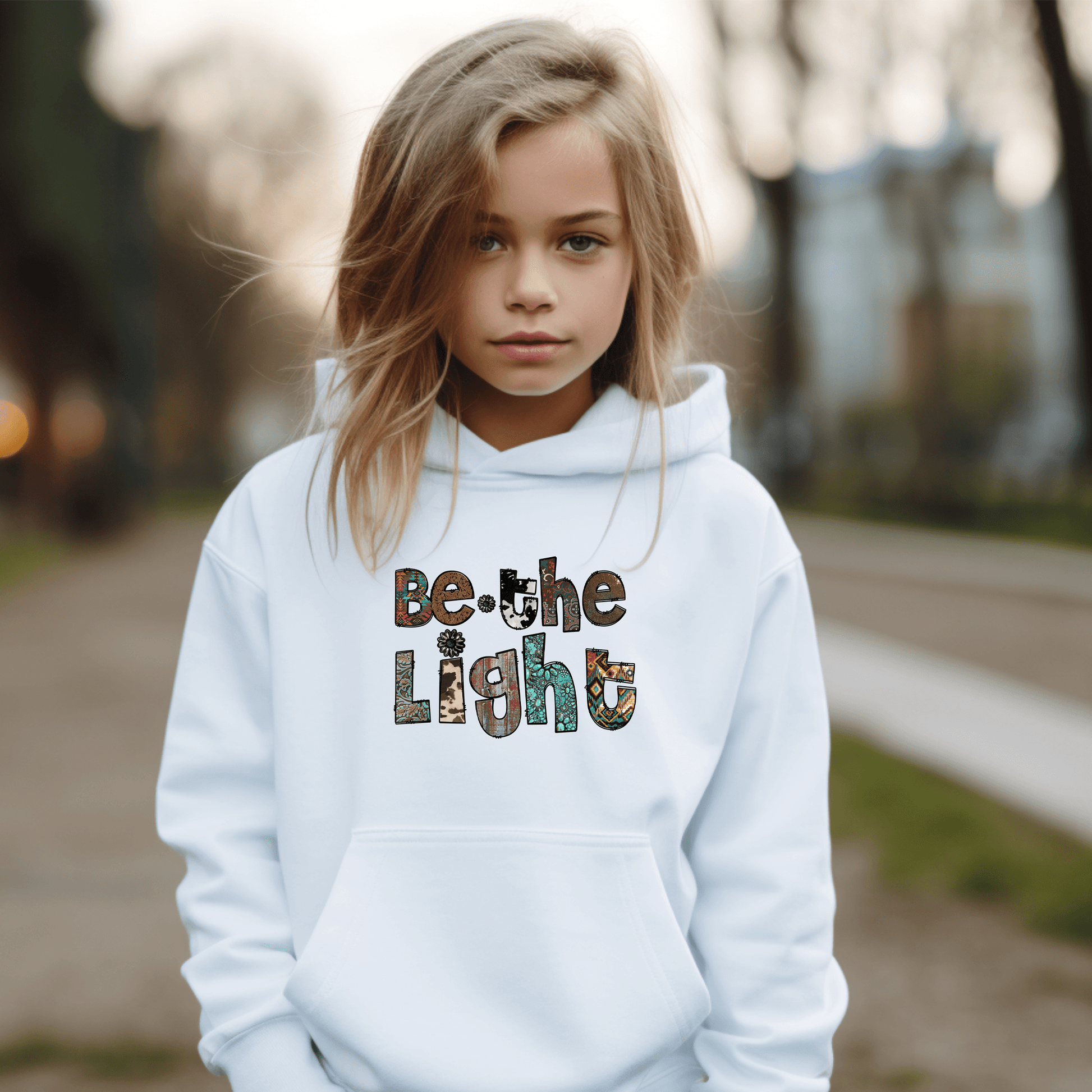 Be the Light color, Kids Hoodie - Sukmit CreationBe the Light color, Kids Hoodie