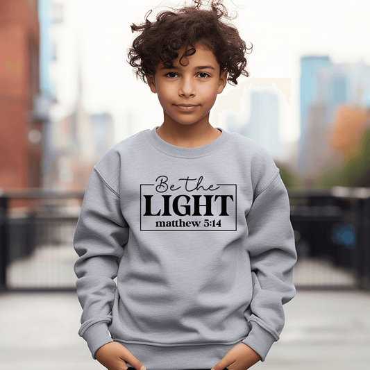 Be the Light, Unisex Crew Neck for kids - Sukmit CreationBe the Light, Unisex Crew Neck for kids