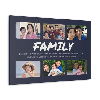 Family Moments Canvas Print - Personalized Photo Collage/ Canvas Gallery Wraps