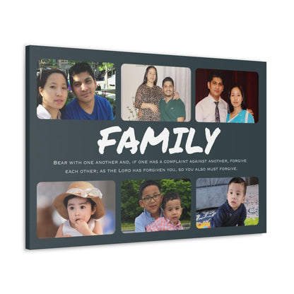 Family Moments Canvas Print - Personalized Photo Collage/ Canvas Gallery Wraps