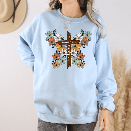 Faith, Unisex Heavy Blend™ Crewneck Sweatshirt