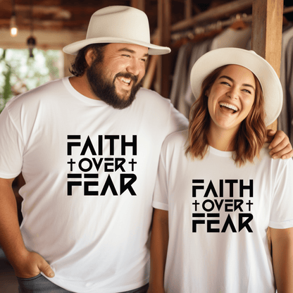 Faith over Fear, Unisex Jersey Short Sleeve Tee