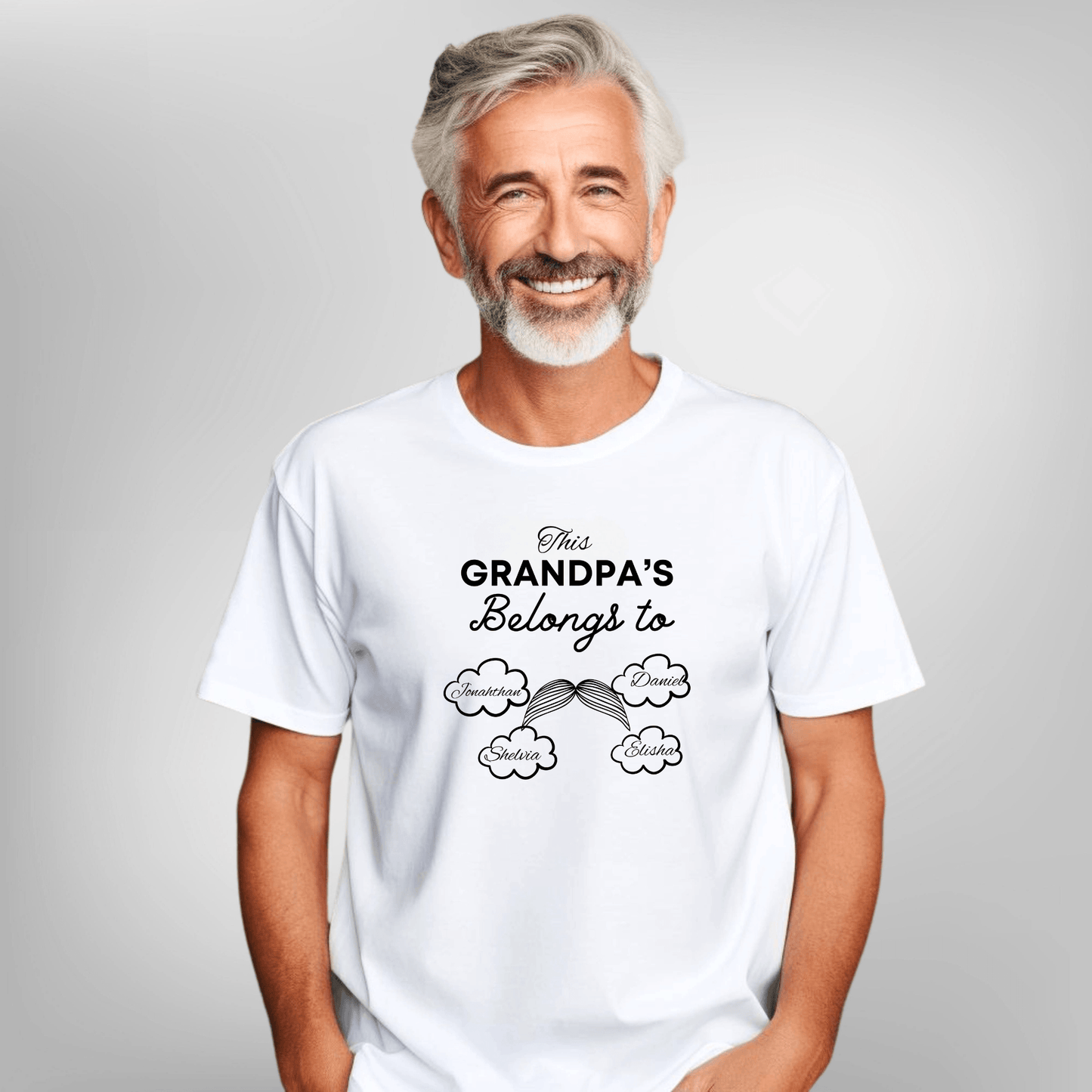 This Grandpa Belongs to [Name] T-Shirt - Personalized Grandpa Gift 2nd