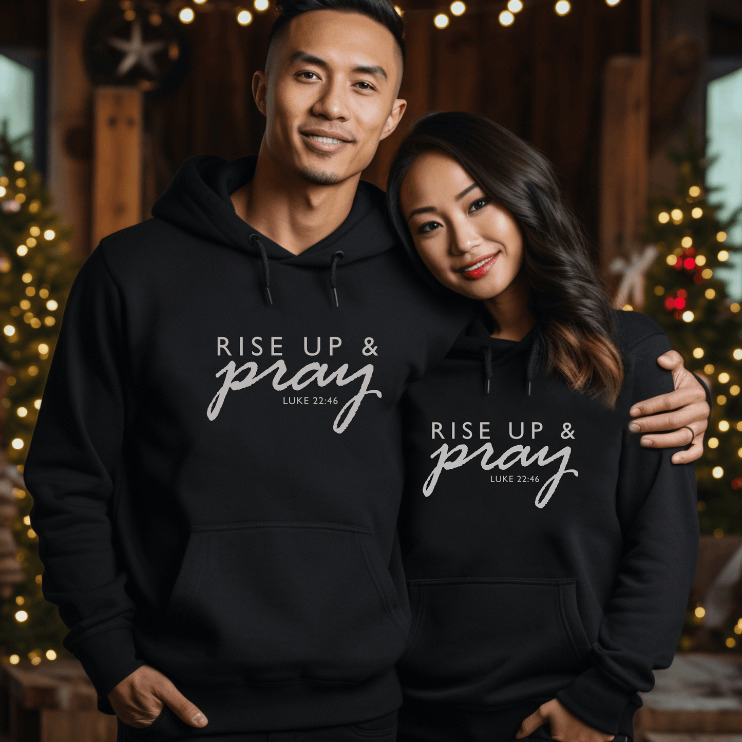 Rise up and Pray, Hoodies Unisex Softstyle - Custom/ Soft and Comfortable