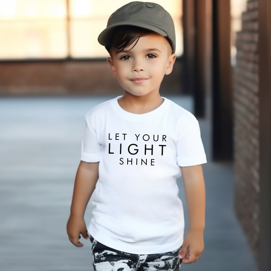Let your Light Shine, Toddler's Fine Jersey Tee