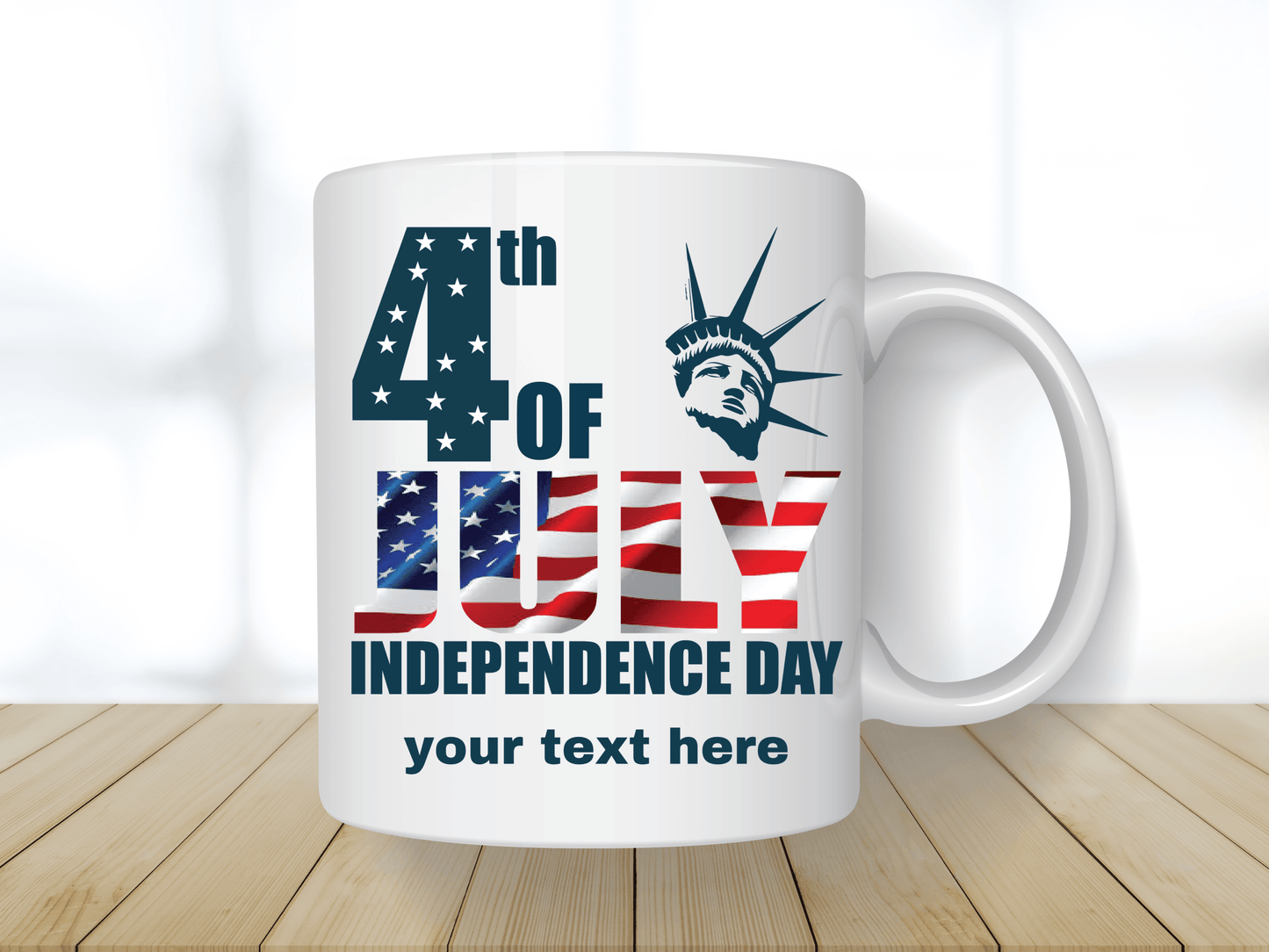 4th of July indepandance Day 11 oz Mug - Sukmit Creation4th of July indepandance Day 11 oz Mug