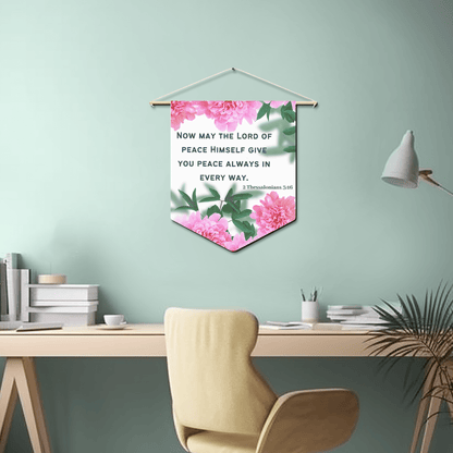 Classic Hanging Wall Canvas Banner - Inspirational Home Decor with Bible Verse - Sukmit CreationClassic Hanging Wall Canvas Banner - Inspirational Home Decor with Bible Verse