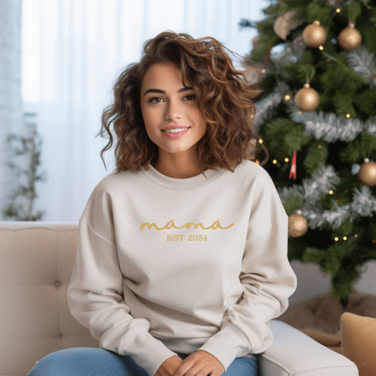 Embroidered MAMA sweatshirt 